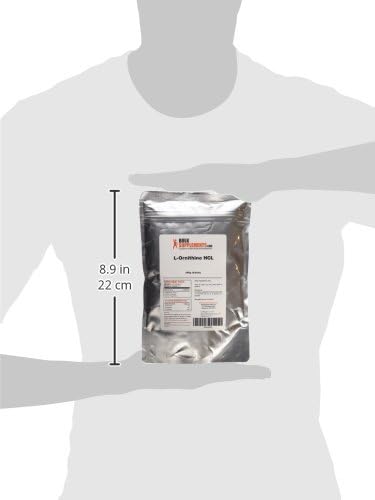 BulkSupplements.com L-Ornithine HCl Powder - Ornithine Supplement, Amino Acids Supplement - Gluten Free, 1g per Serving, 250g (8.8 oz) (Pack of 1)