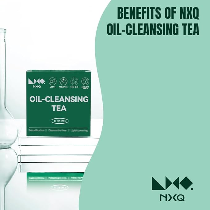 NXQ (30 Bags) Oil Cleansing Tea:Oil Reducing Tea-Traditional Recipe Tea with 9 Herbal Ingredients-A Blend of Winter Melon, Lotus Leaf, Cassia Seed, Poria for wellness