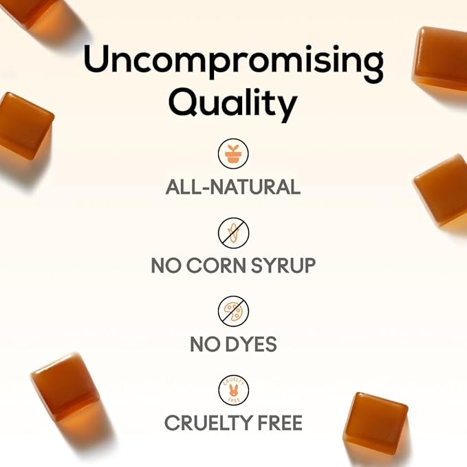 TrueMushroom - Immunity, Focus & Memory, Energy Mushroom Gummies with Lion’s Mane, Cordyceps, Reishi, Shiitake All-Natural Supplement with Ginger & Turmeric. Ginger Mango Flavor (60 Count)