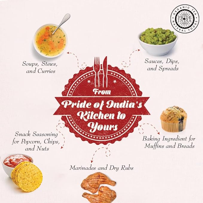 Pride of India – Onion Fine Ground – Gourmet Spice for Cooking – Pantry Essential – Adds Flavor to Sauces/Dips/Rubs/Marinades – Easy to Use – 1.7 oz. Small Dual Sifter Jar