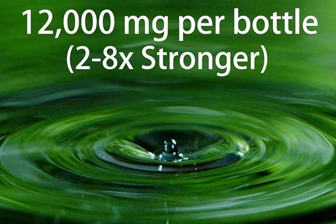 Antler Farms – 100% Natural 12,000 mg Liquid Chlorophyll Drops, Concentrated Extract 2-8X Stronger, 60 Servings, 2 oz - Immune Support, Energy Booster, Detox, Fresh Mint Flavor