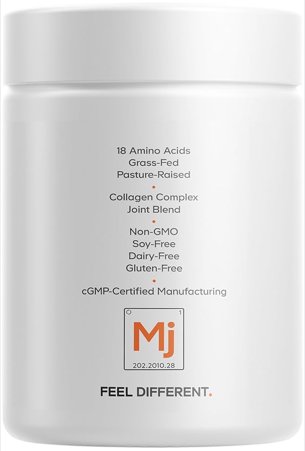 Codeage Multi Collagen Protein + Joint Blend Supplement, Hyaluronic Acid, Bromelain, Turmeric, Ginger, Boswellia, Astaxanthin - Hydrolyzed Bovine Collagen - 5 Collagen Types - Non-GMO - 90 Capsules