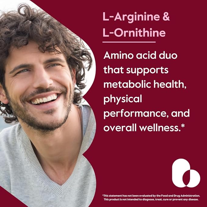 BESTVITE L-Arginine L-Ornithine 500-250 (240 Vegetarian Capsules) (120 x 2) - No Stearates - No Fillers - Vegan - Non GMO - Gluten Free - No Calcium Silicate