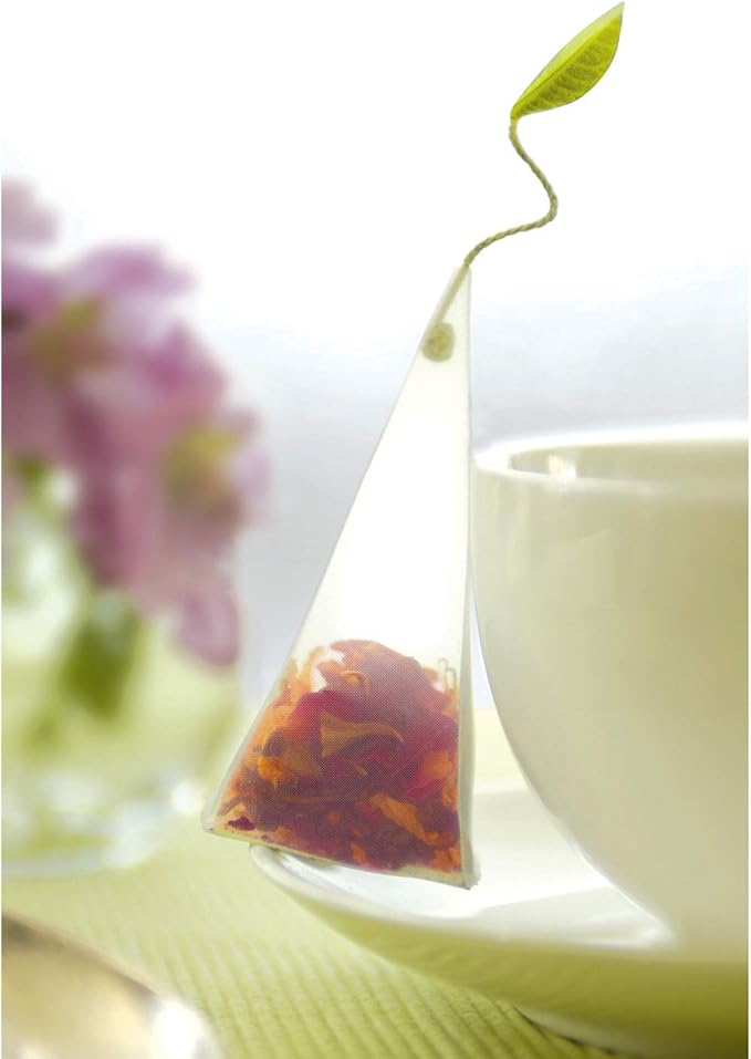 Tea Forte Assorted Herbal Presentation Box Tea Gift Set Sampler, 20 Count, 2 of Each Variety Individually Wrapped Handcrafted Pyramid Infuser Bags
