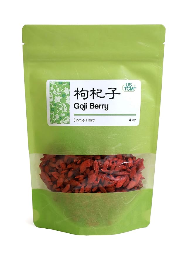 NEW PACKAGING Lycium Goji Berries Gou Qi Zi 枸杞子 4 oz.