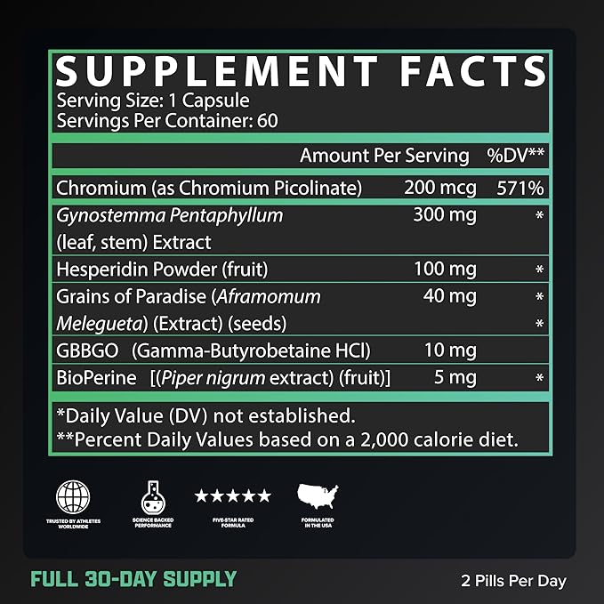Nutrex Research LIPO SIX Stim-Free Metabolism & Appetite Support Supplement – Reduce Hunger | Non-Stimulant Weight Management Supplement for Women and Men – 60 Servings