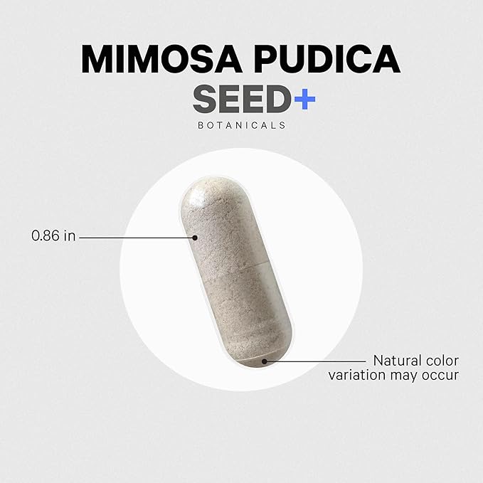Codeage Organic Mimosa Pudica Seed Capsules - Mimosa Pudica Seeds Supplement - Black Walnut, Cloves, Vidanga, Neem, BioPerine - All in One - Sensitive Plant Pills - Non-GMO & Vegan - 120 Capsules