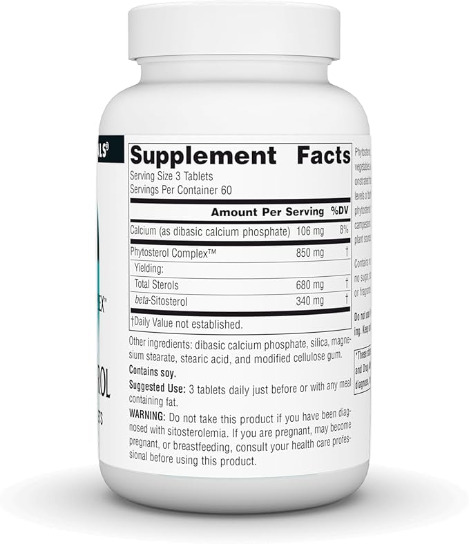 Source Naturals Phytosterol Complex with Beta-Sitosterol, Supports Healthy Cholesterol Levels*, 113 mg - 180 Tablets