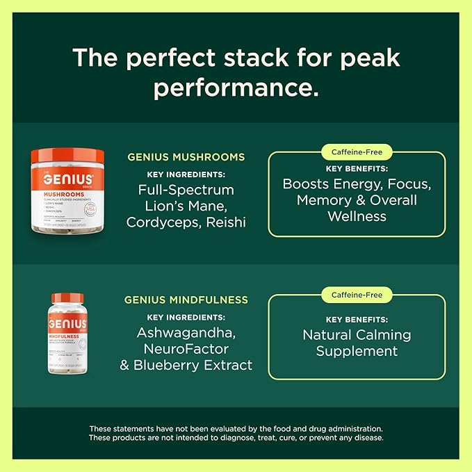 The Genius Brand - Genius Heart, 60 Veggie Pills - Natural Support Supplement May Help Cholesterol Levels and May Help Improve Healthy Blood Pressure - Grape Seed Extract, Vitamin K2 & CoQ10