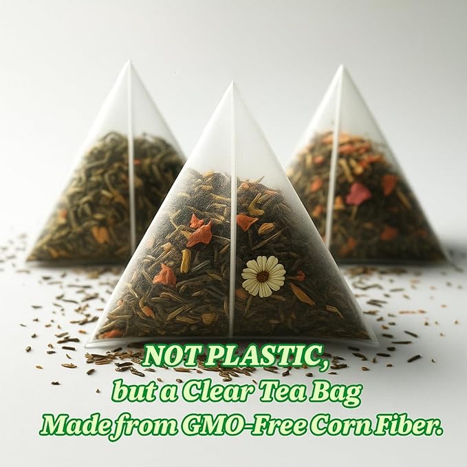 Tozzy Organic Spearmint Tea - 100 Count | Pyramid Tea Bags (Plant-Based & Eco-conscious) | Pure Ingredients