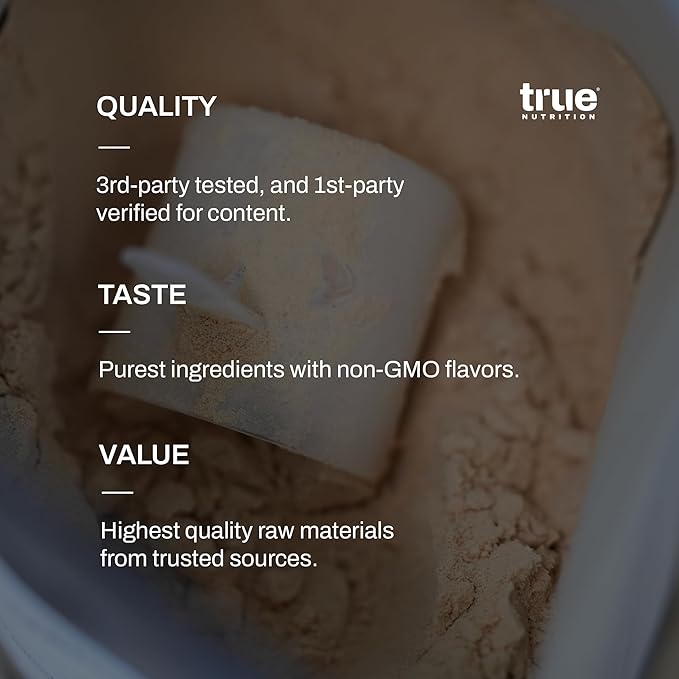 True Nutrition Unflavored Whey Protein Isolate Cold-Filtration - 100% Whey Protein Powder - 27g Protein per Serving - Mixes Easily and Tastes Great - Third Party Tested - Unflavored/Unsweetened - 1lb