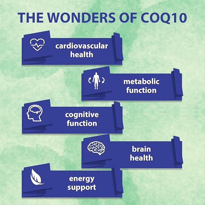 CoQ10 600mg Softgels | High Absorption CoQ10 Ubiquinol Supplement | Reduced Form Enhanced with Vitamin E & Omega 3 6 9 | Antioxidant Powerhouse Good for Health | 120 Softgels