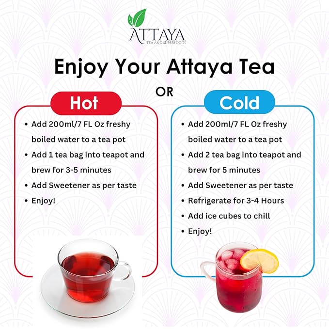 Attaya Natural Hibiscus Loose Flowers, Cut & Sifted 4oz | 100% Pure, Dried, Caffeine-Free | Antioxidant-Rich for Wellness & Relaxation.
