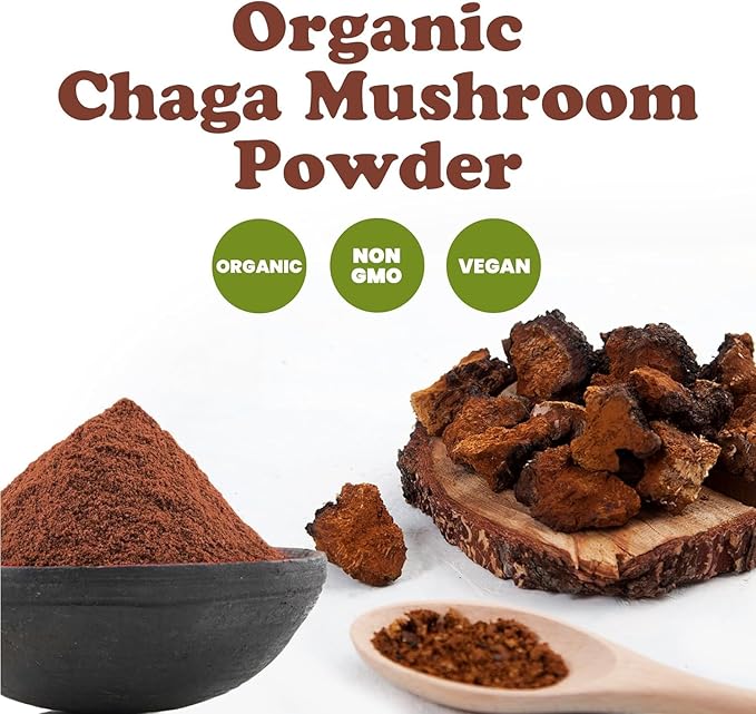Food to Live Organic Chaga Mushroom Powder, 3 Ounces – All Natural Vegan Superfood for Immunity and Holistic Wellness. Rich in Antioxidants and Nutrient-Packed. Non-GMO. 100% Pure. Kosher