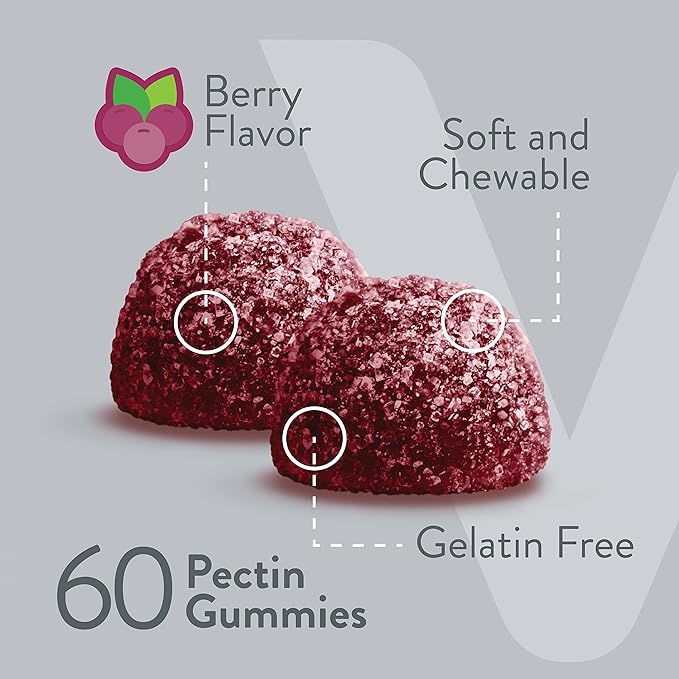 Viteey Multivitamin Gummies 8 in 1 Immune Support Supplement with Probiotics - Immune Boosters for Adults & Teens - Vegetarian, Gelatin Free, GMO Free - Chewable Berry Flavored Pectin Immune Defense