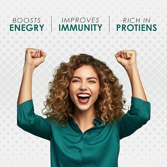 AMBROSIAL Spirulina Capsules 500 mg (Pack of 2-120 Capsules)