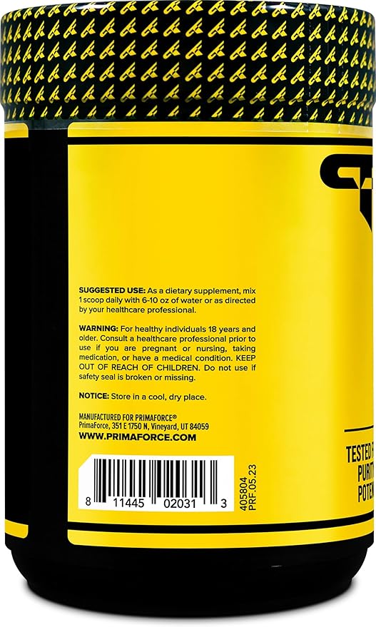 Primaforce L-Glutamine Powder 500 Grams (1.1 LBS)