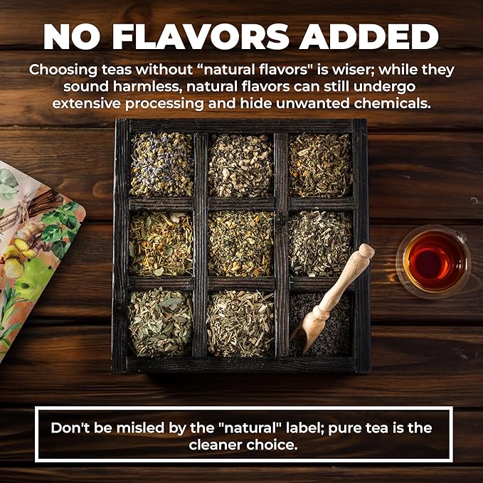 Gardenika Organic Flamma-tea Loose Leaf Tea | Premium Turmeric Ginger Blend with Cinnamon, Peppermint & Black Pepper | 100% Natural, Caffeine Free Herbal Wellness Tea | 4oz (113g)