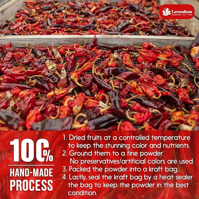 Lavendium, Premium 1.56 lbs Cayenne Pepper Powder– Pure Ground Red Pepper, Bold and Spicy Flavor