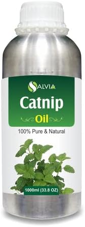 Bulk Catnip (Nepeta cataria) Essential Oil 100% Pure & Natural Undiluted Uncut Oil | Use for Aromatherapy (1L)