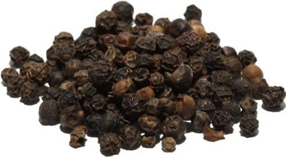 Pride of India – Black Peppercorn Whole – Gourmet & Culinary Spice – Full Bodied, Dried & Flavorful – Preservatives & Gluten Free – 7 oz. Medium Dual Sifter Jar