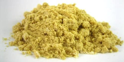 Pride Of India – Yellow Mustard Ground – Gourmet Spice - Ideal for Pickles/Mustard Dressing/Sauces/ Hotdogs – Preservatives & Additives Free – Easy to Store – 8oz. Medium Dual Sifter