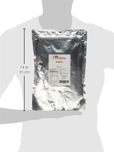 BulkSupplements.com L-Serine Powder - Serine Supplement, Amino Acid Powder - Unflavored & Gluten Free, 2g per Serving, 1kg (2.2 lbs) (Pack of 1)