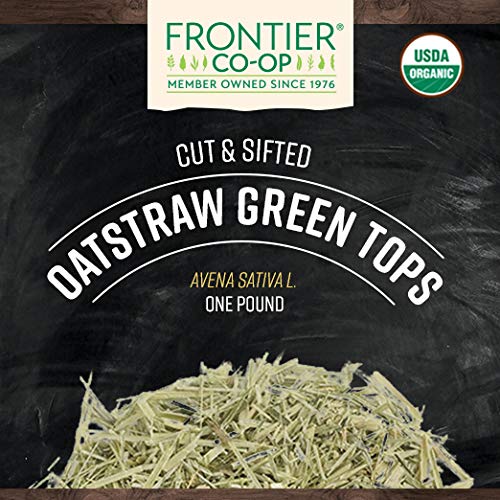 Frontier Co-op Cut & Sifted Oatstraw Green Tops 1lb