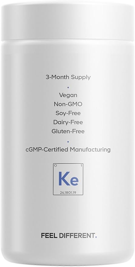 Codeage Keto Electrolytes Supplement – Vegan Electrolyte Tablets w Magnesium, Potassium, Calcium & Salt - Electrolyte Powder Salt Pills & Drink Hydration Supplements - Non-GMO Keto Diet - 180 Capsules