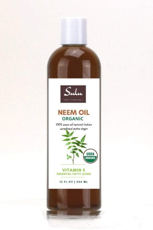 SULU ORGANICS 100% Pure Unrefined Virgin Cold Pressed Neem Oil 1 Gallon (128 FL.OZ)