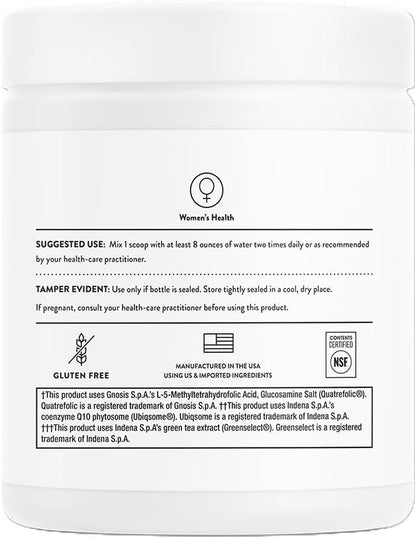 THORNE - Ovarian Care - Women's Health - Inositol, CoQ10, Folate, and Polyphenols - Promote Healthy Ovarian Function and Fertility Health* - Mixed Berry - 7.55 Oz - 60 Servings