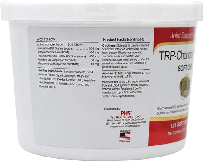 Chondro-Flex DS Joint Care Formula Soft Chews by Vitality Systems