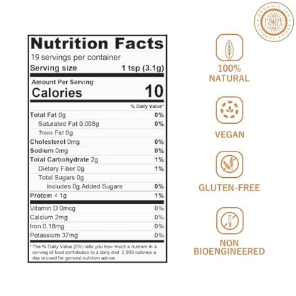 Pride of India – Garlic Minced – Gourmet Seasoning – Ideal for Dips/Sauces/Bread/Salad/Stir-Fries – Ideal Pantry Condiments – Easy to Use – 1.9 oz. Small Dual Sifter Bottle
