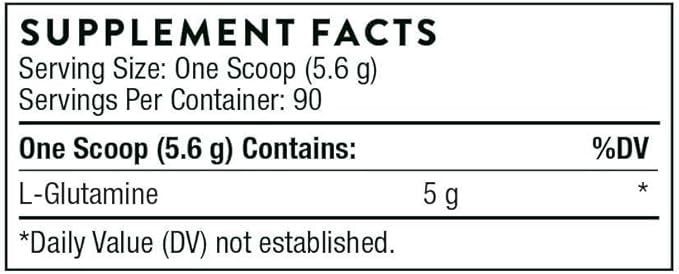 THORNE - L-Glutamine Powder - Glutamine Powder for GI Health and Immune Function* - 17.8 Oz