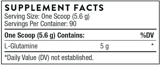 THORNE - L-Glutamine Powder - Glutamine Powder for GI Health and Immune Function* - 17.8 Oz