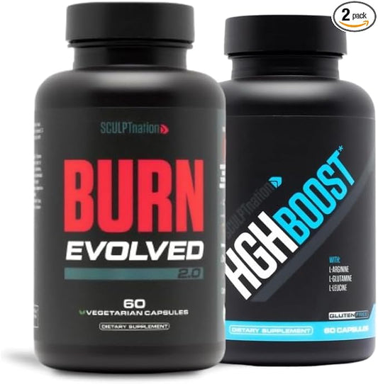Sculpt Nation by V Shred Burn Evolved 2.0 and L Arginine Bundle