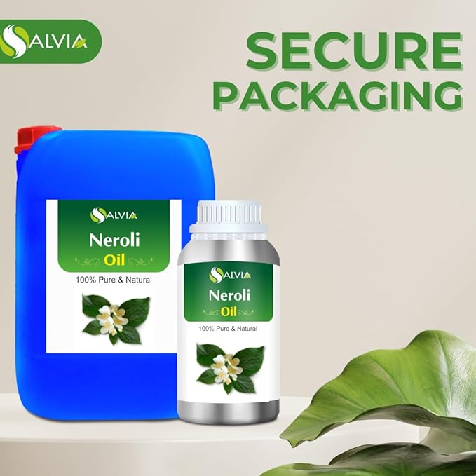 Bulk Neroli Oil (Citrus aurantium) Essential Oil 100% Pure & Natural Undiluted Unrefined Uncut Organic Standard Therapeutic Grade Aromatherapy Bulk 1000ml/33.8fl oz