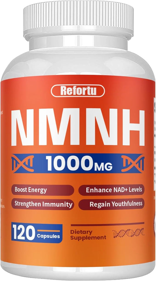 NMNH Supplement(Dihydronicotinamide Mononucleotide),Nicotinamide Mononucleotide for NAD+ Booster,1000mg per Serving,Supports Energy & Overall Health,120 Capsules