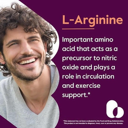 BESTVITE L-Arginine 1000mg per Tablet (480 Tablets) (240 x 2) – Pharmaceutical Grade – Contains 20% More Pure Arginine Compared to Arginine HCl – Nitric Oxide Precursor*
