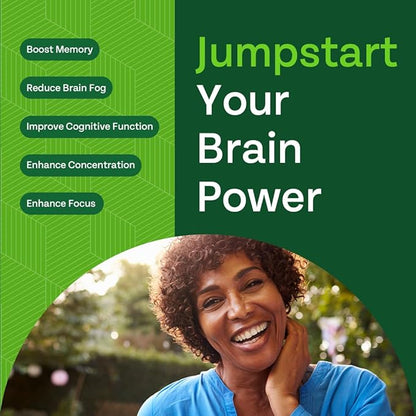Advanced Brain Power - Supports Healthy, Normal Brain Function, Focus and Concentration, clinically formulated to Support Healthy Brain Clarity. (1 Bottle, 60, Count)