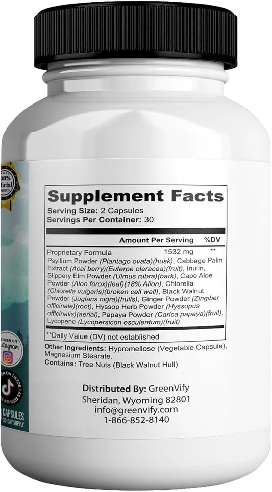 Aeroslim Max Natural Dietary Supplement, 60 Capsules, Maximum Strength, Vegan, Gluten Free, Non-GMO, Made in USA (1)