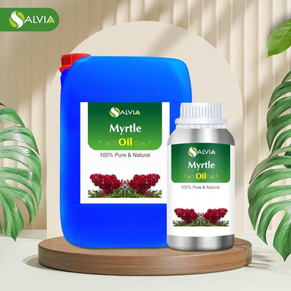 Salvia Bulk Myrtle Oil (Backhousia citriodora) Essential Oil 100% Pure & Natural Undiluted Unrefined Uncut Organic Standard Oil Therapeutic Grade Oil Aromatherapy Bulk Oil 1000ml/33.8fl oz