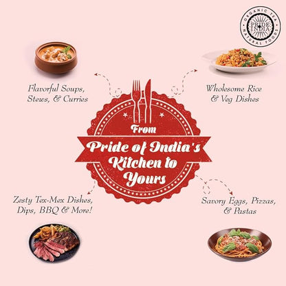 Pride Of India – Red Chili Flakes – Gourmet Spice/Culinary Must Have – Pleasant Heat/Distinct Flavor & Aroma – Sprinkle onto Pizza/Pasta/Flatbread – Easy to Store – 6 oz. Medium Dual Sifter Jar