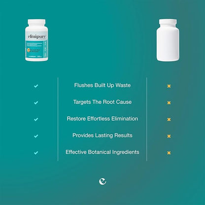 Gut Cleanse & Restore Supplement 2 Pack: Natural & Effective Detox Cleanse Capsules | Fortify Your Microbiome | Effortless Morning Stools | Restore Your Gut from The Inside Out