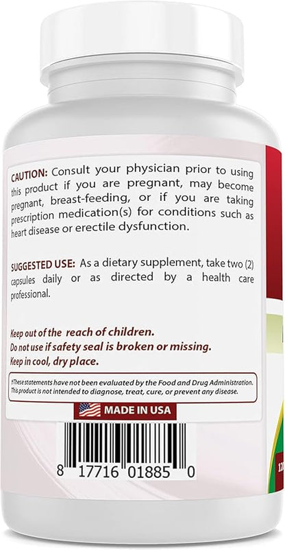 Best Naturals TMG Trimethylglycine (as Betaine Anhydrous) 1000 mg Serving - 120 Capsules - Healthy Homocysteine Levels & Methylation Support (120 Count (Pack of 2))