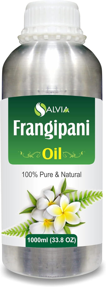 Salvia Frangipani Oil (Plumeria) Oil |100% Pure & Natural Undiluted Essential Oil ((33.80 Fl Oz (Pack of 1))