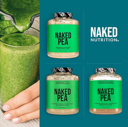 Vanilla Pea Protein Isolate from North American Farms, Only 3 Ingredients, Vanilla Vegan Protein, Gluten-Free, Soy Free, GMO Free - 1LB