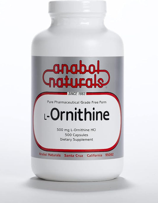 L-Ornithine 500 Capsules 500mg Free Form