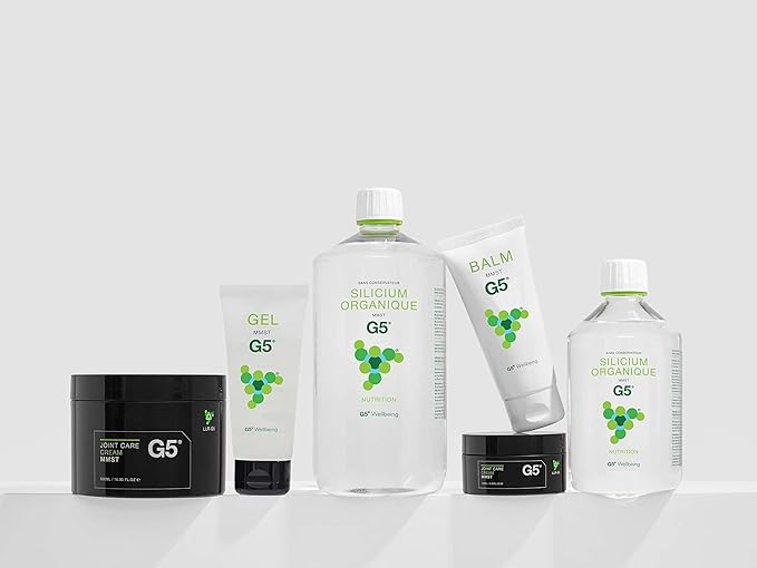 G5 Organic Silicon Liquid Novel Food Supplement 4 X 1L