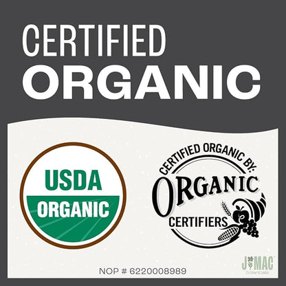 J MAC BOTANICALS Organic Hawthorn Leaf and Flower (16 oz) Dried Hawthorne leaves